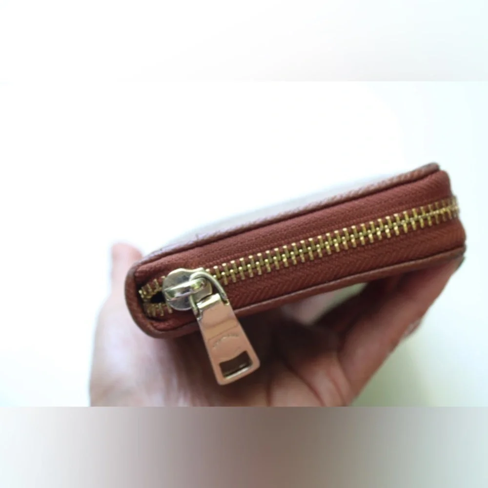 Coach accordion zip wallet